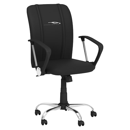 Dreamseat Curve Task Chair with Corvette Coupe Logo XZOCCURVE-PSGMC61095